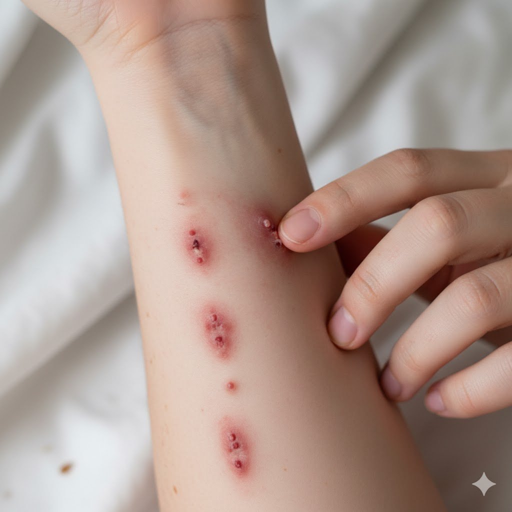 Akibat Gigitan Kutu Kasur