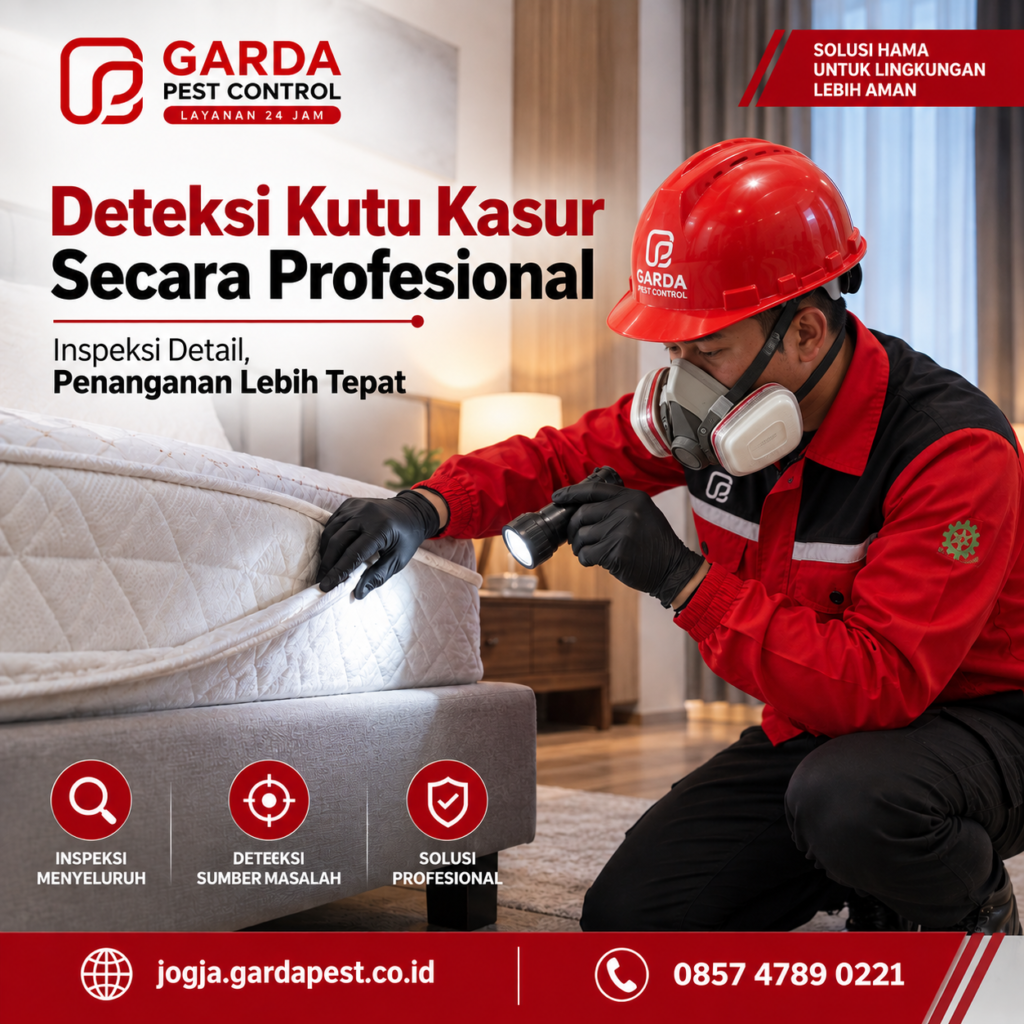 Butuh Jasa Pembasmi Kutu Kasur di Jogja? Garda Pest Solusinya!