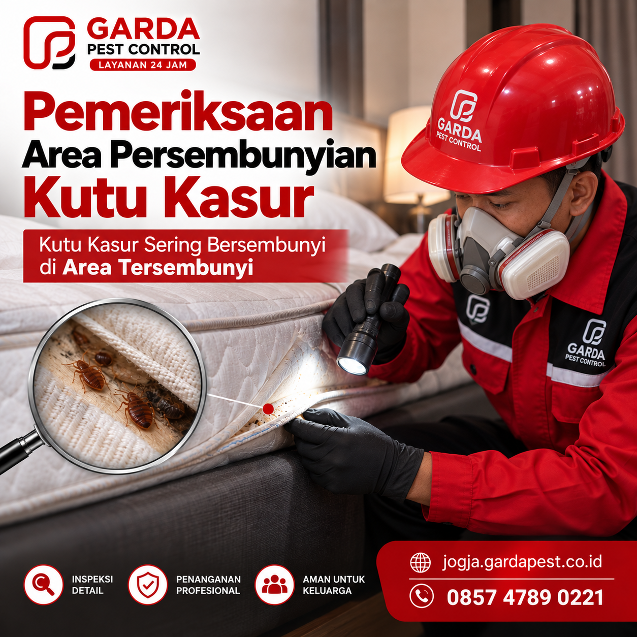 Butuh Jasa Pembasmi Kutu Kasur di Jogja? Garda Pest Solusinya!