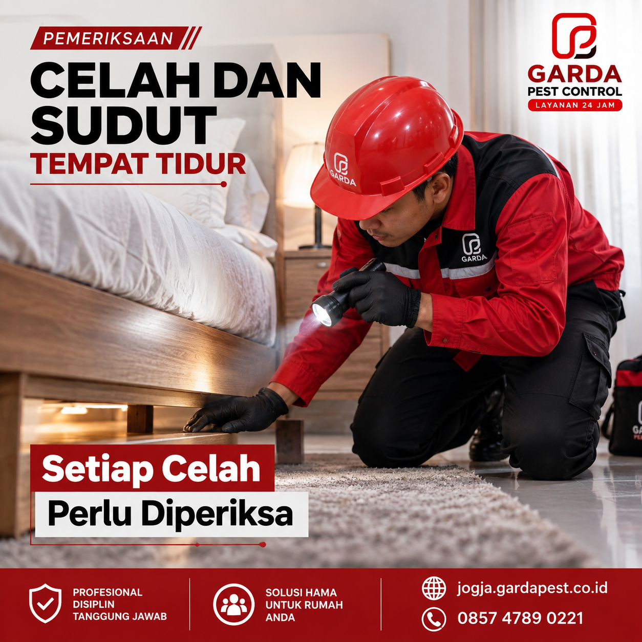 Jasa Pest Control Kutu Kasur di Jogja Cepat Berkualitas 24 Jam