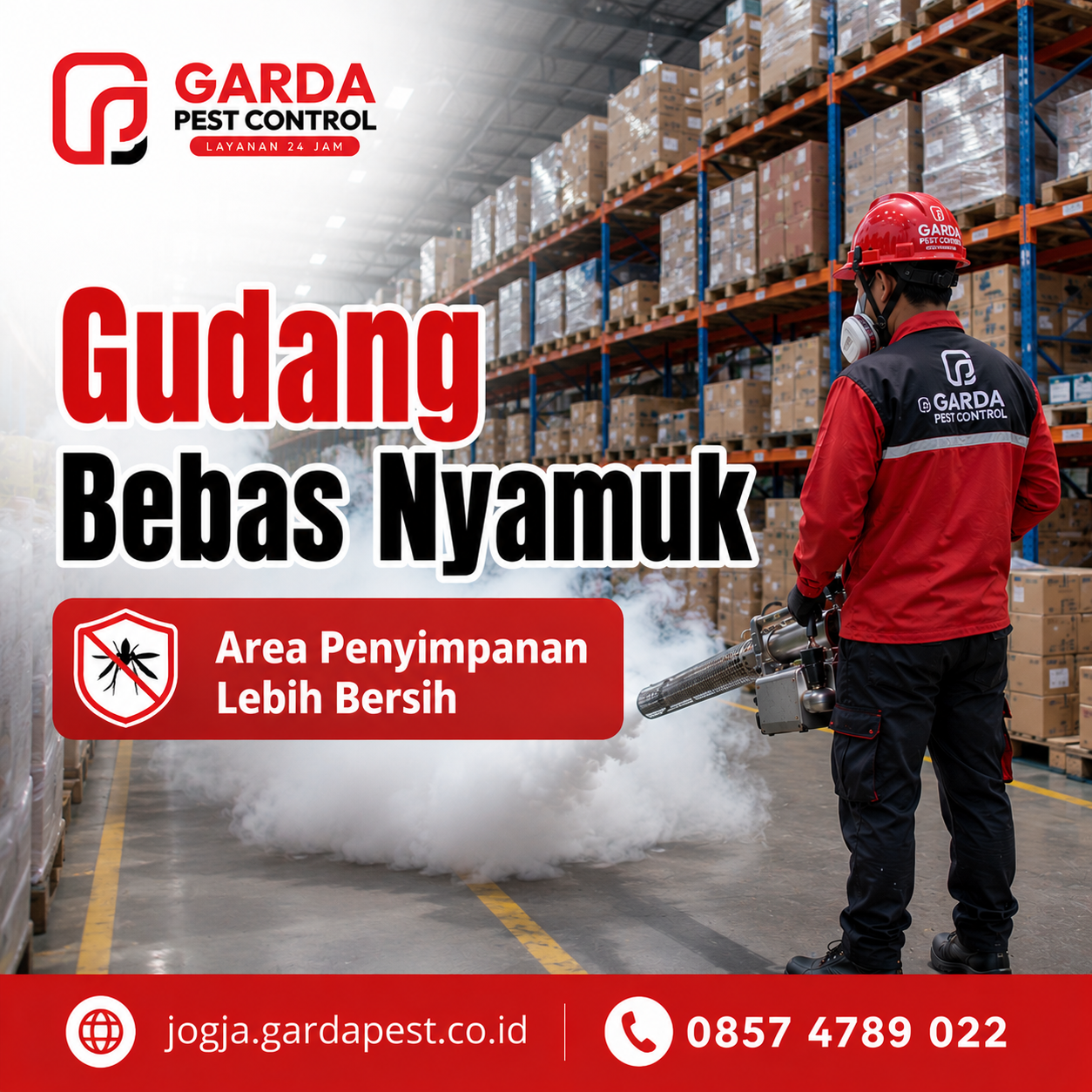 Perusahaan Fogging Nyamuk Jogja Terpercaya: Garda Pest Control Jogja Menjamin Lingkungan Sehat