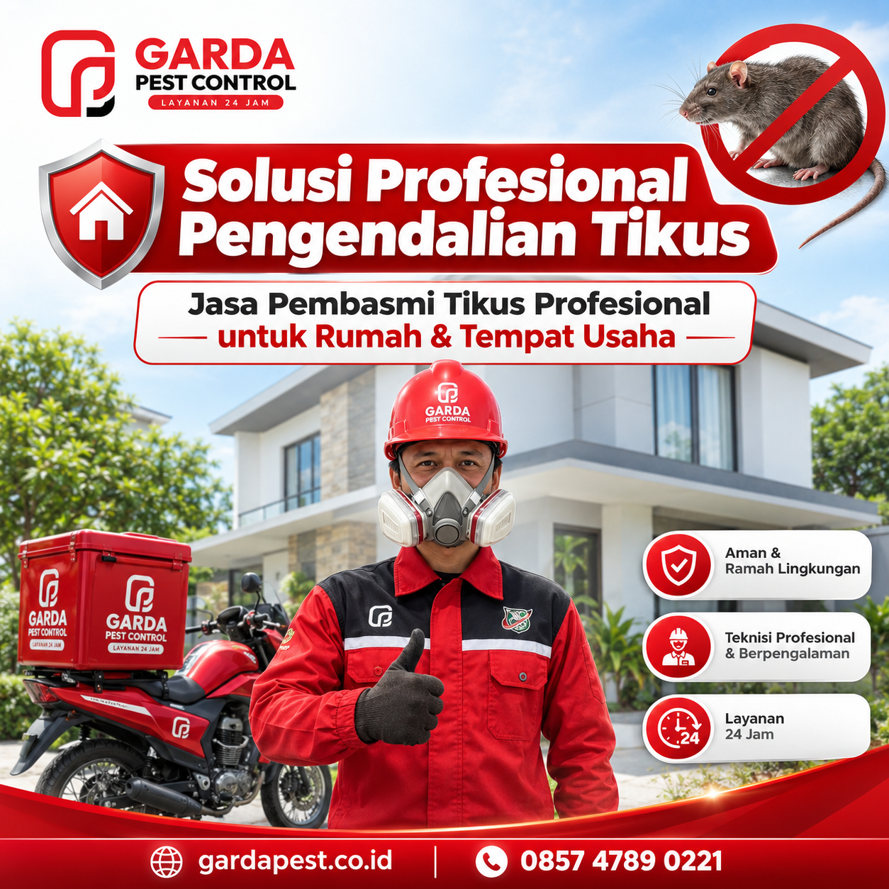 Perkiraan Harga Jasa Pembasmi Tikus di Jogja Terbaru dari Garda Pest Control Jogja