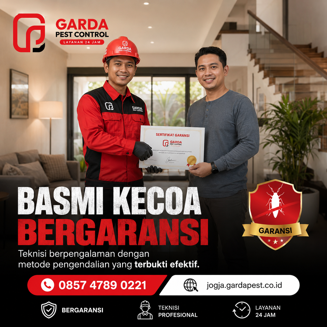 Jasa Pembasmi Kecoa di Jogja: Mengapa Garda Pest Control Pilihan Terbaik Anda?