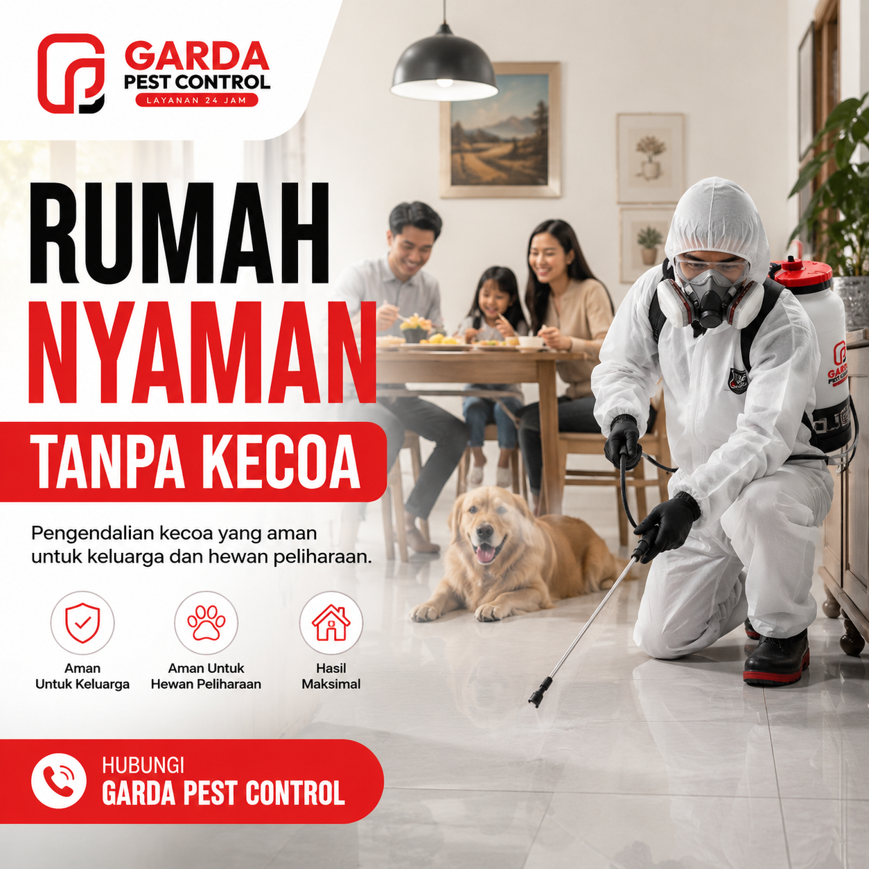 Jasa Pembasmi Kecoa Sleman Profesional: Basmi Tuntas Tanpa Khawatir!