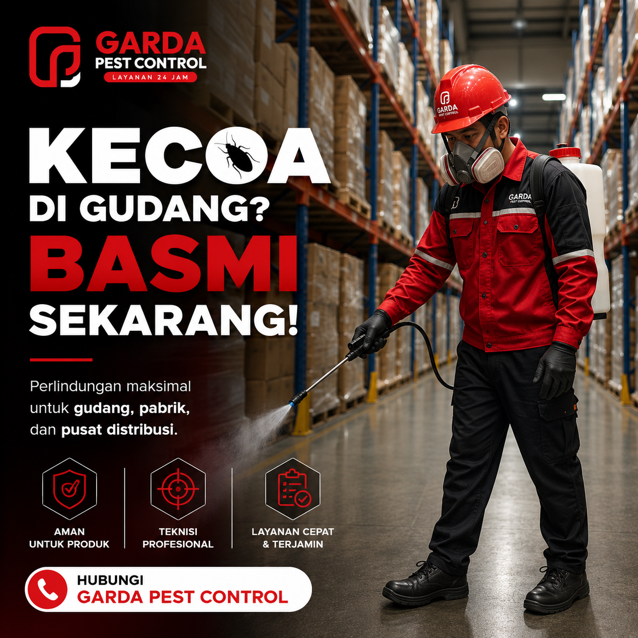 Pembasmi Kecoa Profesional Jogja Terbaik: Basmi Tuntas Tanpa Residu!