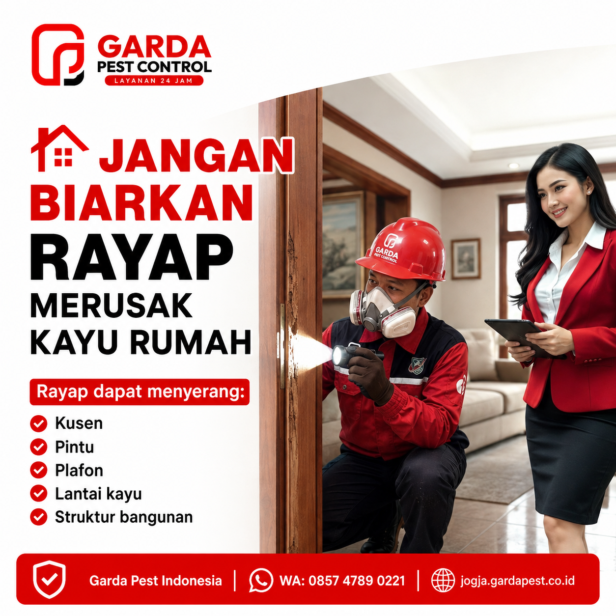 Jasa Pembasmi Rayap Rumah Kayu Joglo Jogja Penanganan Rayap Struktur