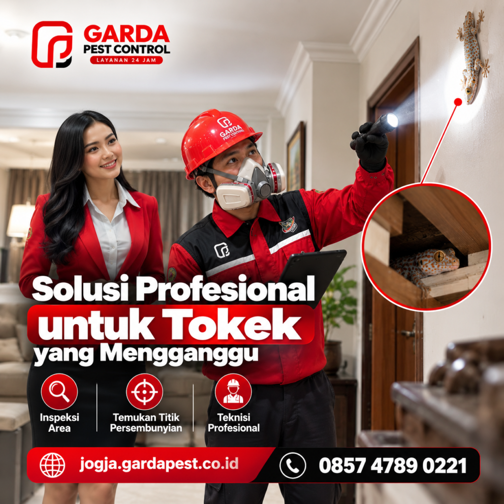 Jasa Pembasmi Tokek di Jogja